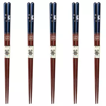 Chopsticks Set of Dishwasher Made in Japan J-kitchens 5, Material Wood, Safe, PID3477,