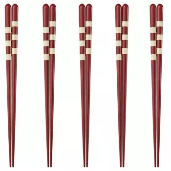 Chopsticks Set of Dishwasher Made in Japan J-kitchens 5, Material Wood, Safe, PID2395,