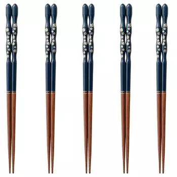 Chopsticks Set of Dishwasher Made in Japan J-kitchens 5, Material Wood, Safe, PID4740,