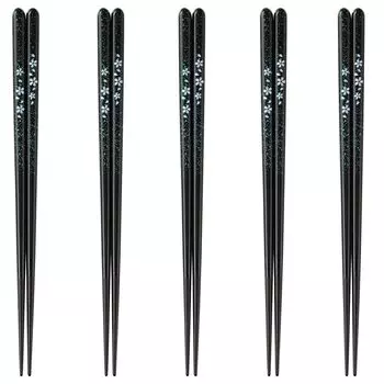 Chopsticks Set of Dishwasher Made in Japan J-kitchens 5, Material Wood, Safe, PID4757,