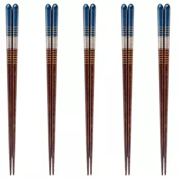 Chopsticks Set of Dishwasher Made in Japan J-kitchens 5, Material Wood, Safe, PID4597,