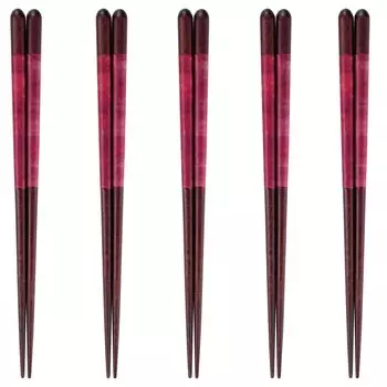 Chopsticks Set of Dishwasher Made in Japan J-kitchens 5, Material Wood, Safe, PID2944,