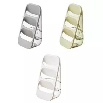 Chopsticks Storage Box 3 Layer Multifunction Cutlery Holder Tableware Drain Rack Fork Spoon Kitchen Dropshipping зелёный