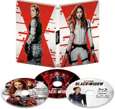 Чёрная Вдова 4K UHD MovieNEX Стилбук ULTRA [4K HD+3D+Blu-ray+Цифровая копия+MovieNEX World] [Blu-ray]