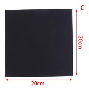 Чёрный холст на подрамнике разного формата 20*20cm