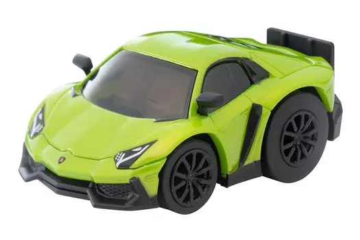 ChoroQ zero Lamborghini Aventador Anniversario желто-зеленый готовый продукт 314097 Z-75b 50°