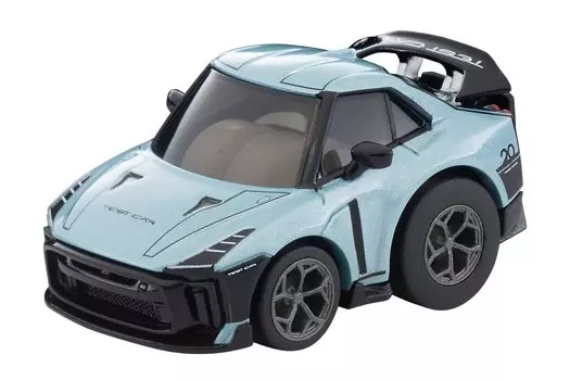 ChoroQ zero Nissan by Italdesign тестовый автомобиль светло-зеленого цвета, готовый продукт Z-81b GT-R50
