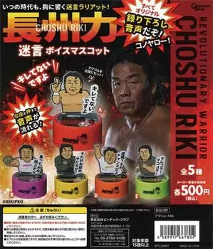 Choshu Riki Myogen Voice Mascot All 5 Types Set Gacha Capsule Toy