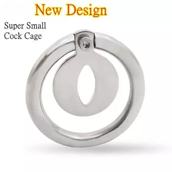 Чрезвычайно маленькое кольцо замка целомудрия клетки члена нержавеющей стали для пояса человека 40mm