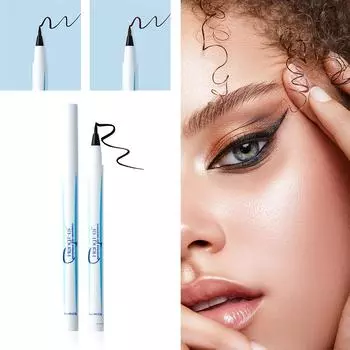 Чрезвычайно тонкая цветопередача, анти-пот, удерживающий макияж, не легко размазывается, подводка для глаз, жидкость коричневый