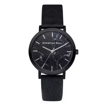 Christian Paul Marble THE STRAND Ladies Watch MRL-01 Black/Black [Item]