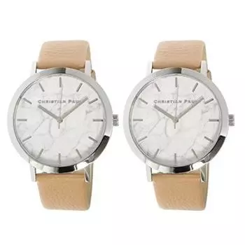 CHRISTIAN PAUL Пара часов 43 мм бежевые часы [Christian Paul] MR-04MR-04 [Товар]