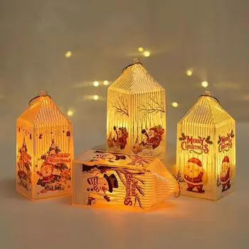 Christmas 2023 Novelty Craft Supplies Children s Portable Night Light Ornament Autumn Decoration Room Outdoor Decor Advent Gift Deep Sapphire
