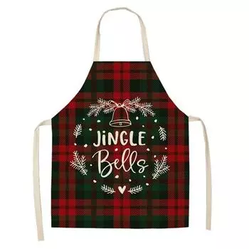 Christmas Apron Parent Child Apron Santa Claus Christmas Tree Elk Bell Festival Apron