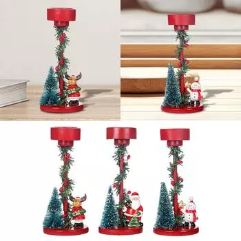 Christmas Candle Holder Housewarming Table Decoration Christmas Candle Stand