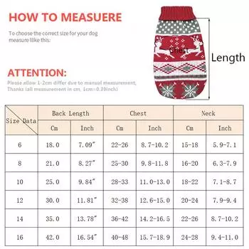 Christmas Cat Sweater Winter Warm Pet Costume for Cats Kedi katten Sphynx Clothing Mascotas Clothes for Dog Animals ropa de gato 6-suggest 1-1.5kg