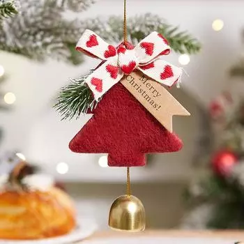 Christmas Christmas Ornaments Christmas Atmosphere Home Decoration Christmas Tree Ornaments Multicolor красный