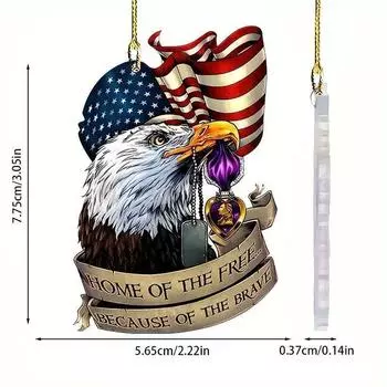 Christmas Colorful Acrylic Tree Pendant For Cheerful Car Decoration Interior