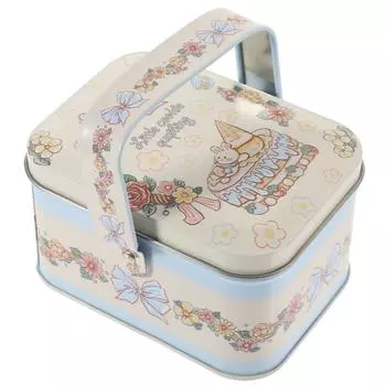 Christmas Cookie Tin Gift Packaging Box Jar Candy Elk Rabbit Sweet Container Tinplate Holiday Supplies