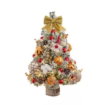 Christmas Decoration Christmas Tree Home Desktop Ornament 0.6 Meters Mini Desktop Ins Simulation Tree Package 45-60cm