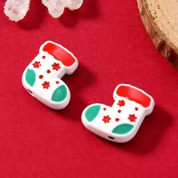 Christmas Diy Pendant, Christmas Epoxy Cartoon Metal Accessories, Christmas Fashion Accessories