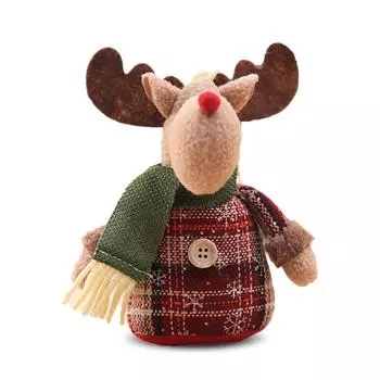 Christmas Doll Toy Xmas Tree Hanging Xmas Tree Ornament Santa Claus Snowman Doll Crafts Kids Birthday Holiday Gift Decor