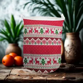 Christmas Elk Dirty Laundry Basket Home Bathroom Dirty Clothes Basket Bath Basket Laundry Storage Basket Toilet Laundry