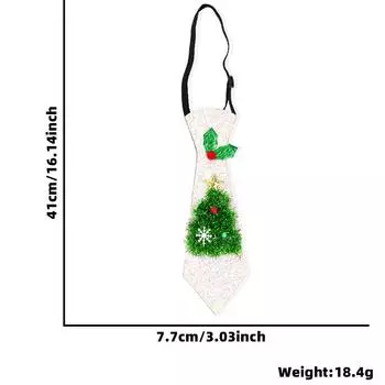 Christmas Festive Kids Tie With Cheerful Santa Reindeer And Snowman Designs For Fun Holiday Christmas Tree Berries