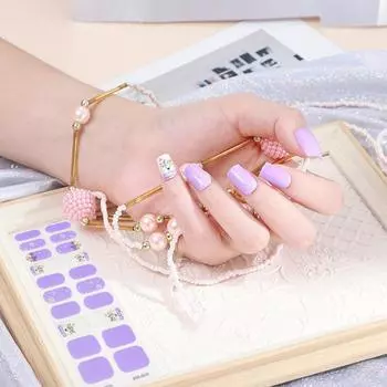 Christmas gel nail stickers 3d semi-cured nail art stickers nail art stickers