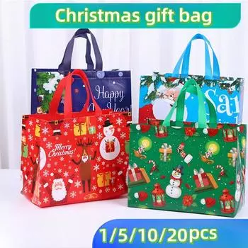 Christmas Gift Bags Waterproofing Candy Bags Christmas Gift Organisers Gift Wrapping Bags Children s Gifts Christmas Decoration 1PC
