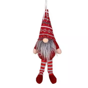 Christmas Gnome Plush Santa Doll Xmas Gonk Dwarf Elf Decoration Gifts Ornaments Standing Red
