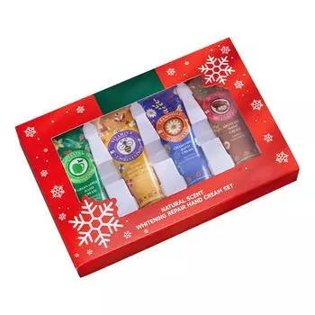 Christmas Hand Cream 4-Pack Moisturizing Hand Cream For Chapped Hands Christmas Present Birthday Gift белый