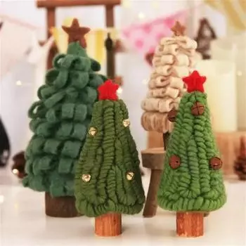 Christmas Home Decoration Supplies Innovative Wool Felt Bell Christmas Tree Window Decoration Ornaments B