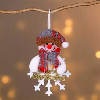 Christmas Keychain Festive Atmosphere High-quality Materials Lovely Charming Christmas Gift Santa Pendant Unique Design Handmade