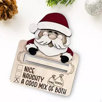 Christmas Money Holder for Cash, Clip Xmas Decor, Cute Creative Funny Writable Decoration,