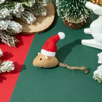 Christmas Pet Mouse Toy Supplies Catnip Mouse Catgrass Cat Pick-Me-Up Toy Cat Toy Cats Cat Toys Interactive Pet Toys