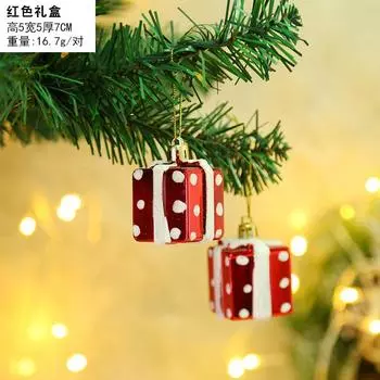 Christmas plastic Christmas stockings, crutches, pendants, Christmas tree pendants, dress up props, decorations
