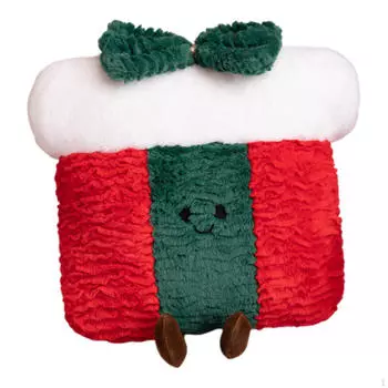 Рождественская плюшевая подушка для спины, милый креативный мягкий орнамент, подушка для спины для офиса, спальни, Wreath