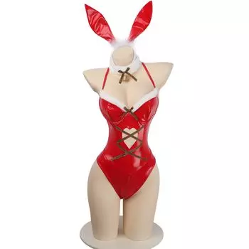 Рождество Санта Сексуальный Кролик Милый Санта Клаус Выступление Новый Год Культурный Красный [SENMHS] Косплей, Девушка, Кролик, Костюм, Костюм, Одежда,