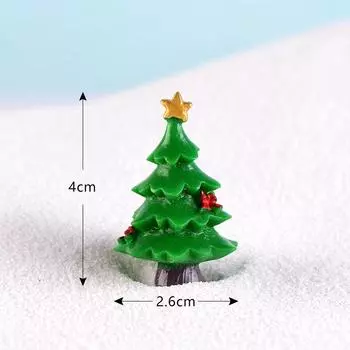 Christmas small gifts, micro-landscape snow scenery, landscaping ornaments, Christmas tree accessories, various sizes of simulated trees