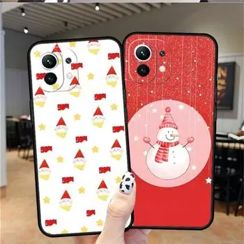 Christmas Socks Santa Claus Gift Phone Case For Xiaomi Redmi 7A 8 8A 10 9T 9 9A 10A Pro Note 9S 11 10S 7 11S Plus Back Cover Redmi 7
