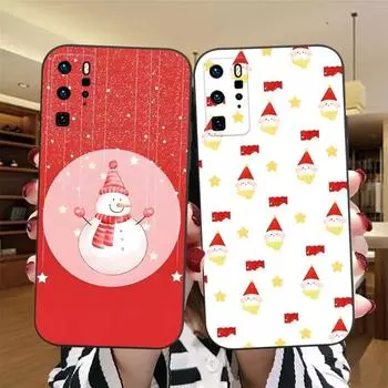 Christmas Socks Santa Claus Gift Phone Case For OPPO Reno 6 Pro 7 Find X3 Neo A55 X5 A54 A16 A57 K9 K9S A92 A93 A74 A94 Cover OPPOA16