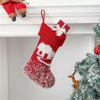 Christmas Stockings 17 Xmas Holiday Hanging Stocking Socks Candy Gift Bag Decor X3UC