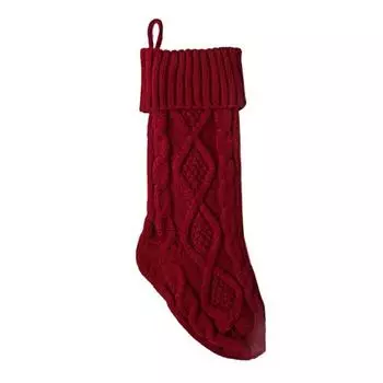 Christmas Stockings 20 Inch Large Cable Knit Stockings Fireplace Hanging Goodie Bags for Xmas Tree Holiday Home Decor