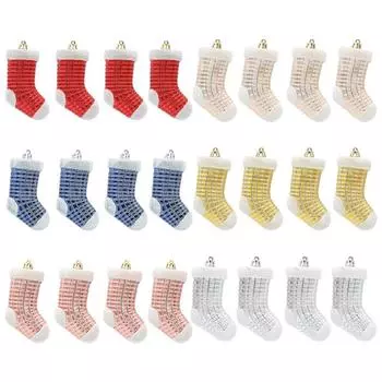 Christmas Stockings Hanging Decorations for Christmas Tree Fireplace Home Festival Decoration Christmas Tree Ornaments шампанского