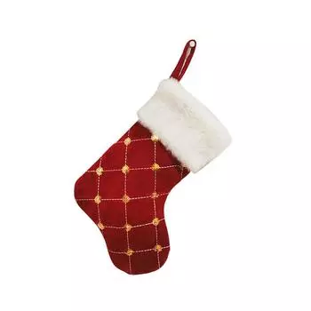 Christmas Stockings Sequin with Lanyard Non-fading Gift Candy Bag Tear-resistant Hanging Pendant Household Fireplace