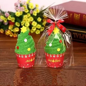 Christmas Towel, Embroidered Youngsters s Gift Cartoon Christmas Gift Activity Small Gift, Kitchen Towel, Absorbent and Easy to Clean Christmas tree towel