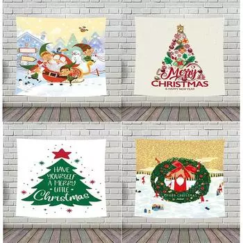 Рождественская елка Креативный Гобелен Гостиная Диван Домашнее Украшение Рождественский Подарок 100x75cm