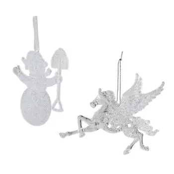 Christmas Tree Hanging Ornament Christmas Tree Decoration Clear Charm Pendant