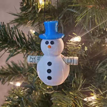 Christmas Tree Hanging Ornament Xmas Gift for Kids Home Decor Fireplace Walls Window Snowman